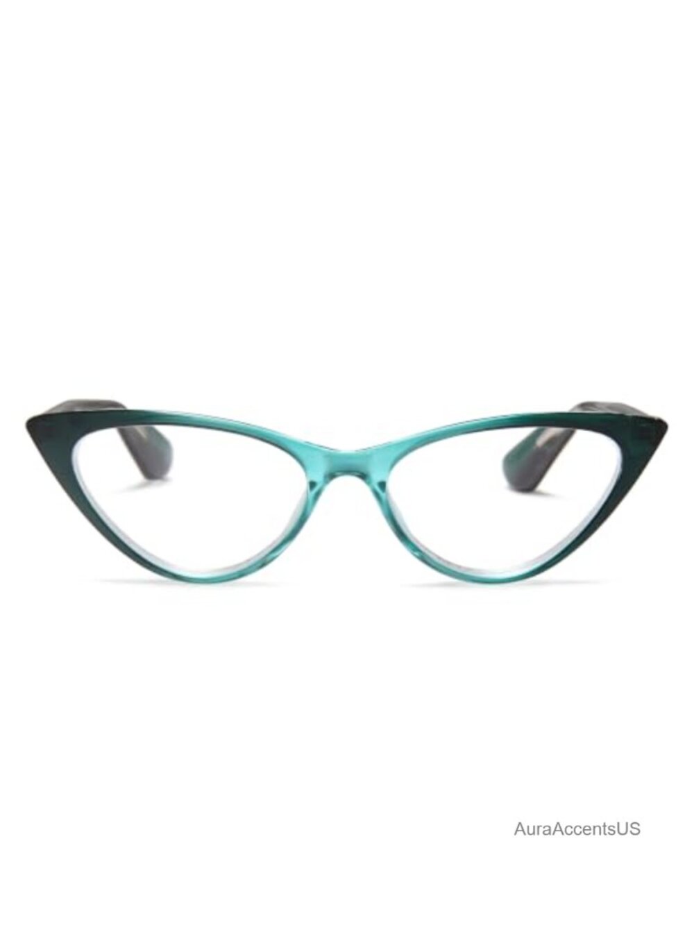 Cat Eye Reading Glasses Spring Hinges Sturdy Scratch Resistant Readers +4.00
